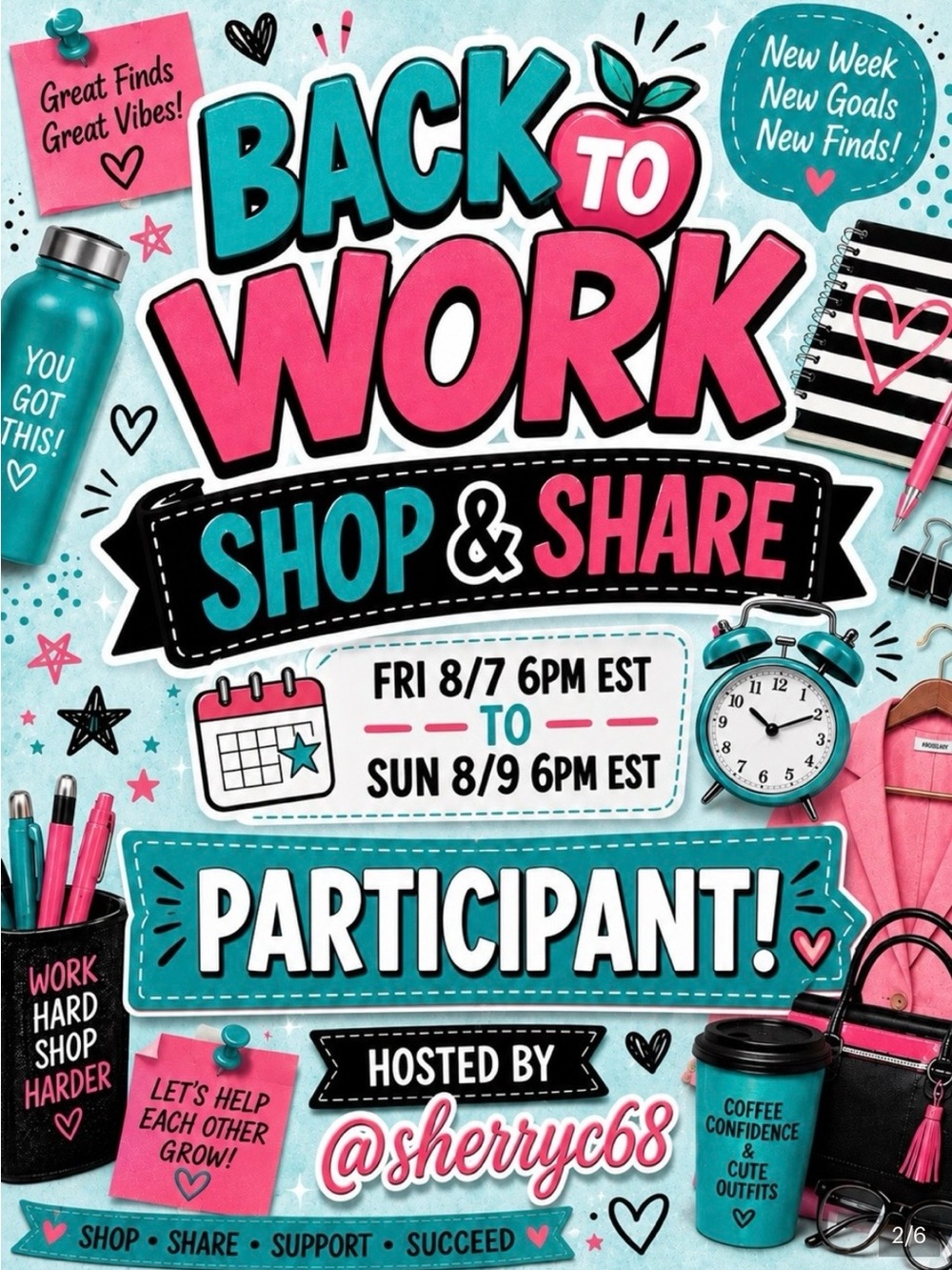 Back to Work Shop & Share Participant